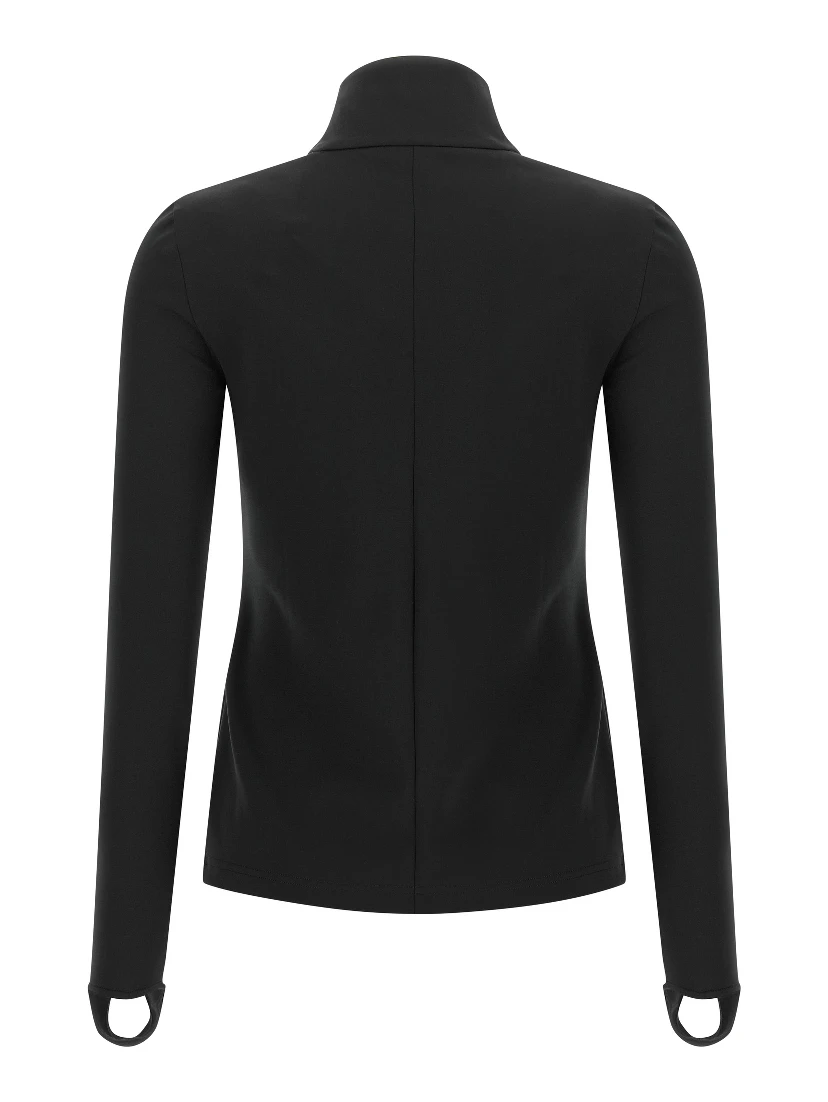 Black Polyamide Cardigan