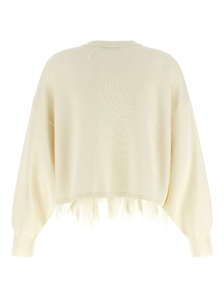 White Virgin Wool Cardigan alternative