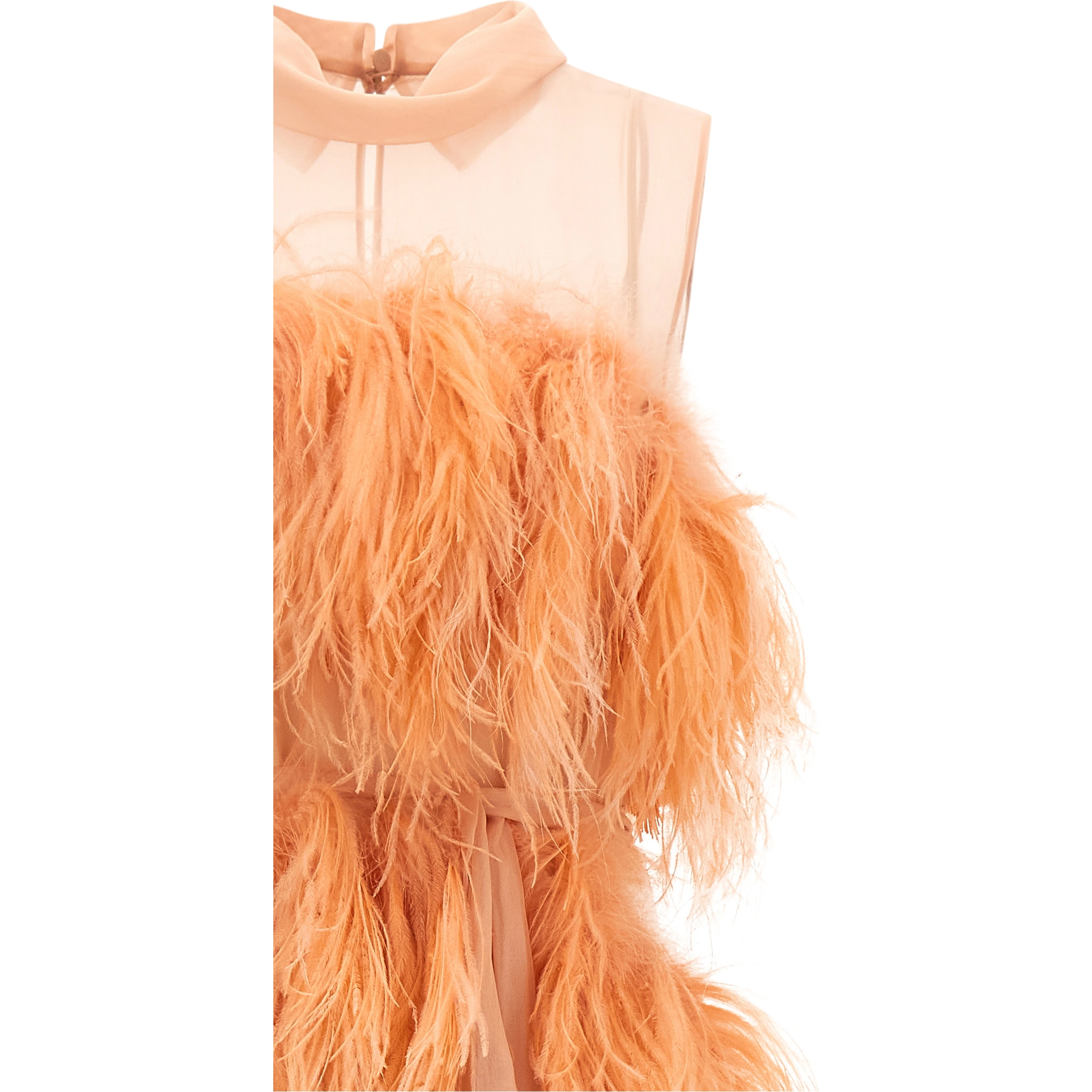 Multicolor Silk Long Dress