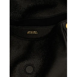Black Lamb Leather Shoulder Bag