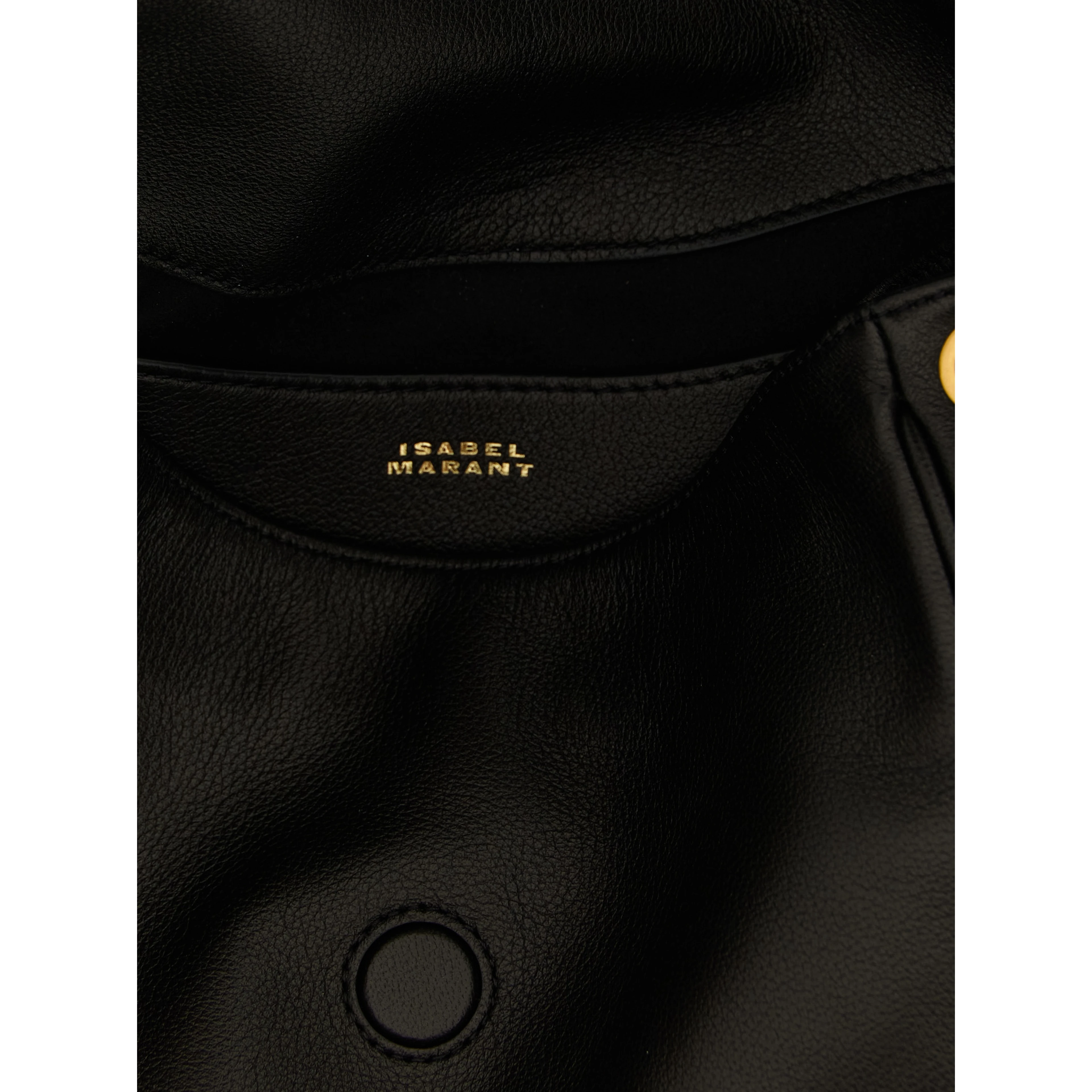 Black Lamb Leather Shoulder Bag