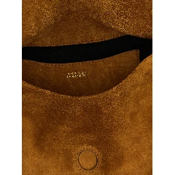 Beige Calfskin Shoulder Bag