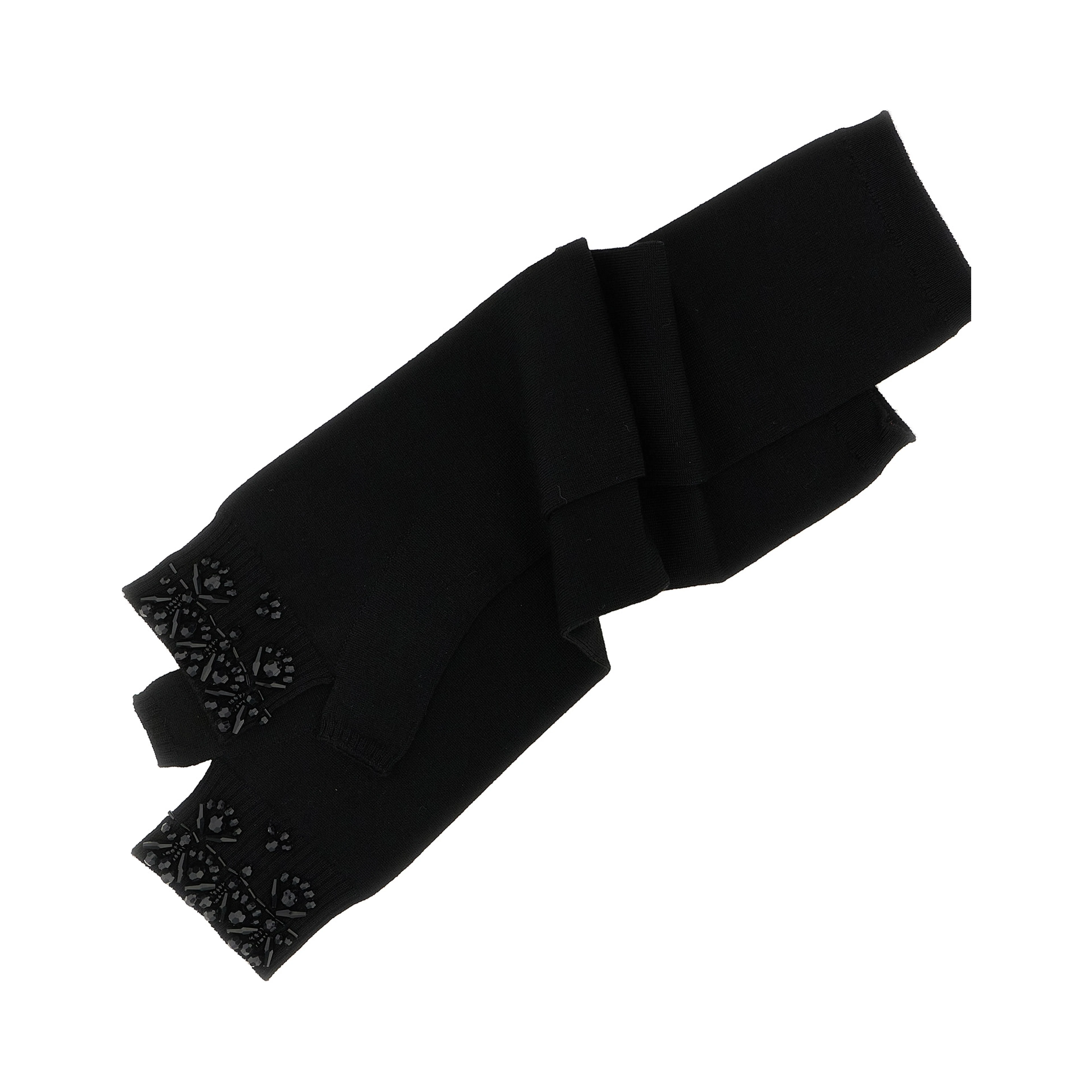 Black Wool Gloves