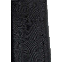 Black Silk Midi Dress