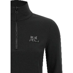 Black Polyamide Cardigan