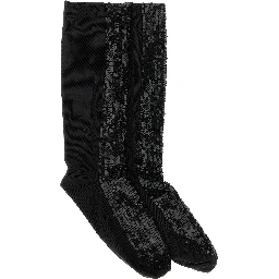 Black Polyamide Socks