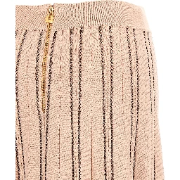 Multicolor Viscose Midi Skirt