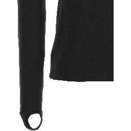 Black Polyamide Cardigan