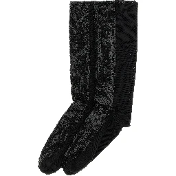 Black Polyamide Socks