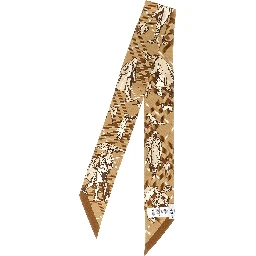 Beige Satin Foulard