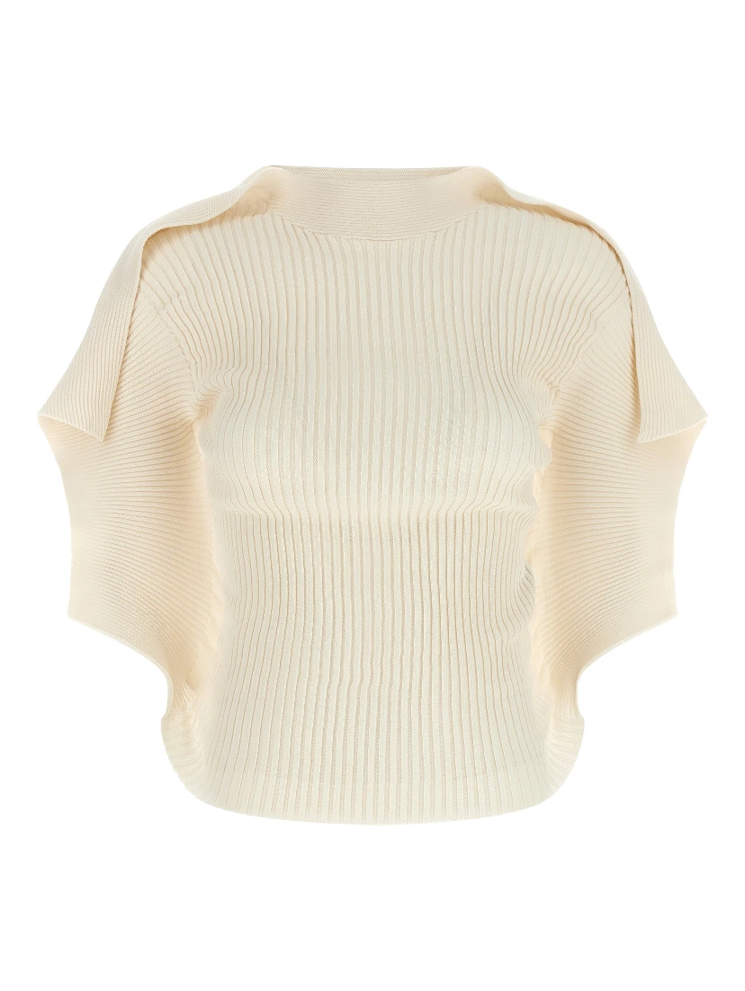 White Polyester Shortsleeve Shirt
