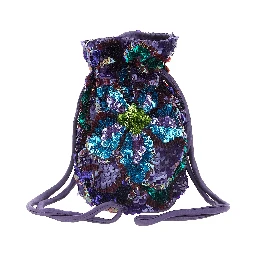 Purple Polyamide Shoulder Bag