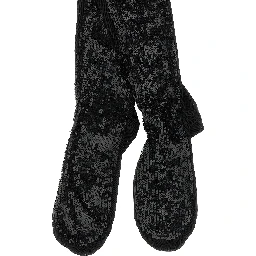 Black Polyamide Socks