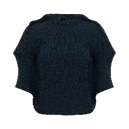 Blue Polyester Pattern Shirt
