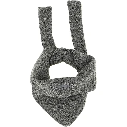 Gray Wool Scarf
