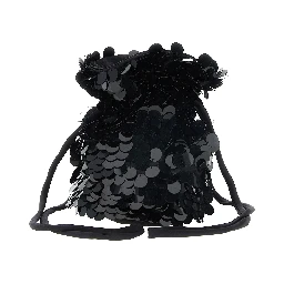 Black Polyamide Shoulder Bag