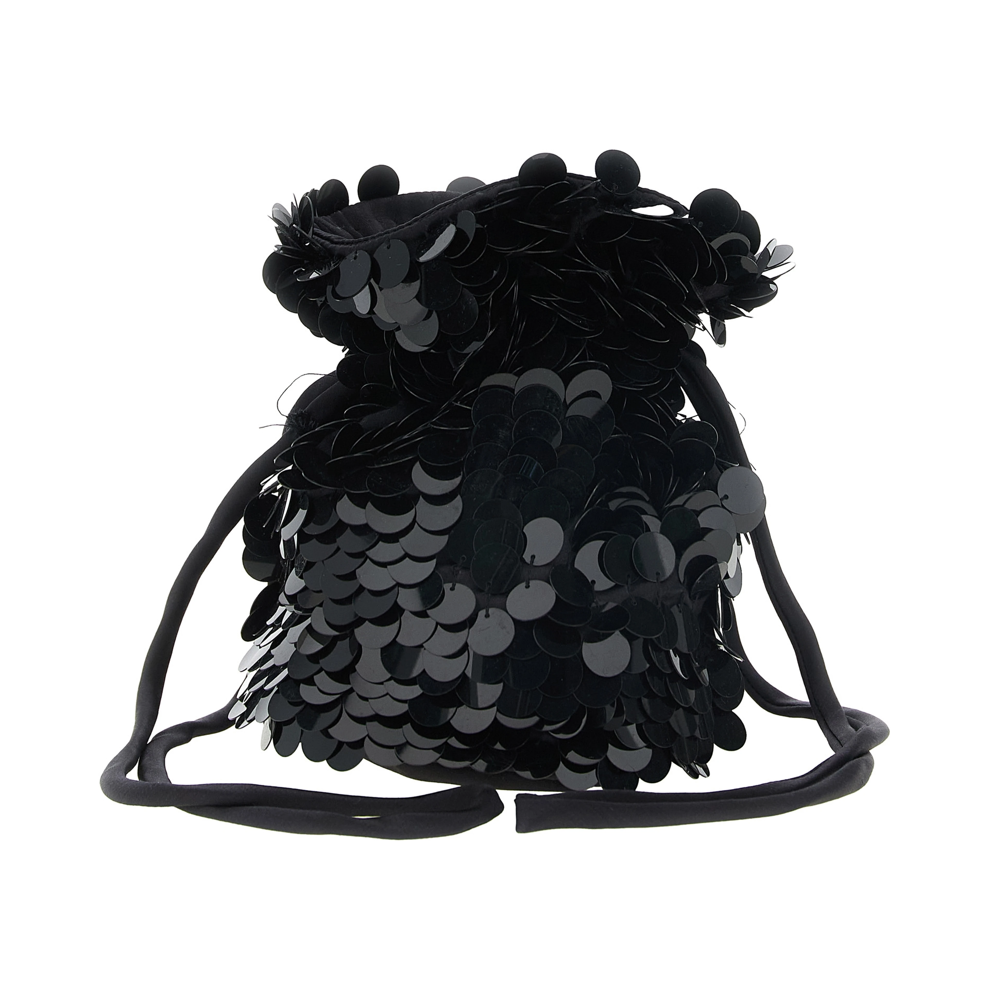 Black Polyamide Shoulder Bag