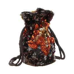 Brown Polyamide Shoulder Bag