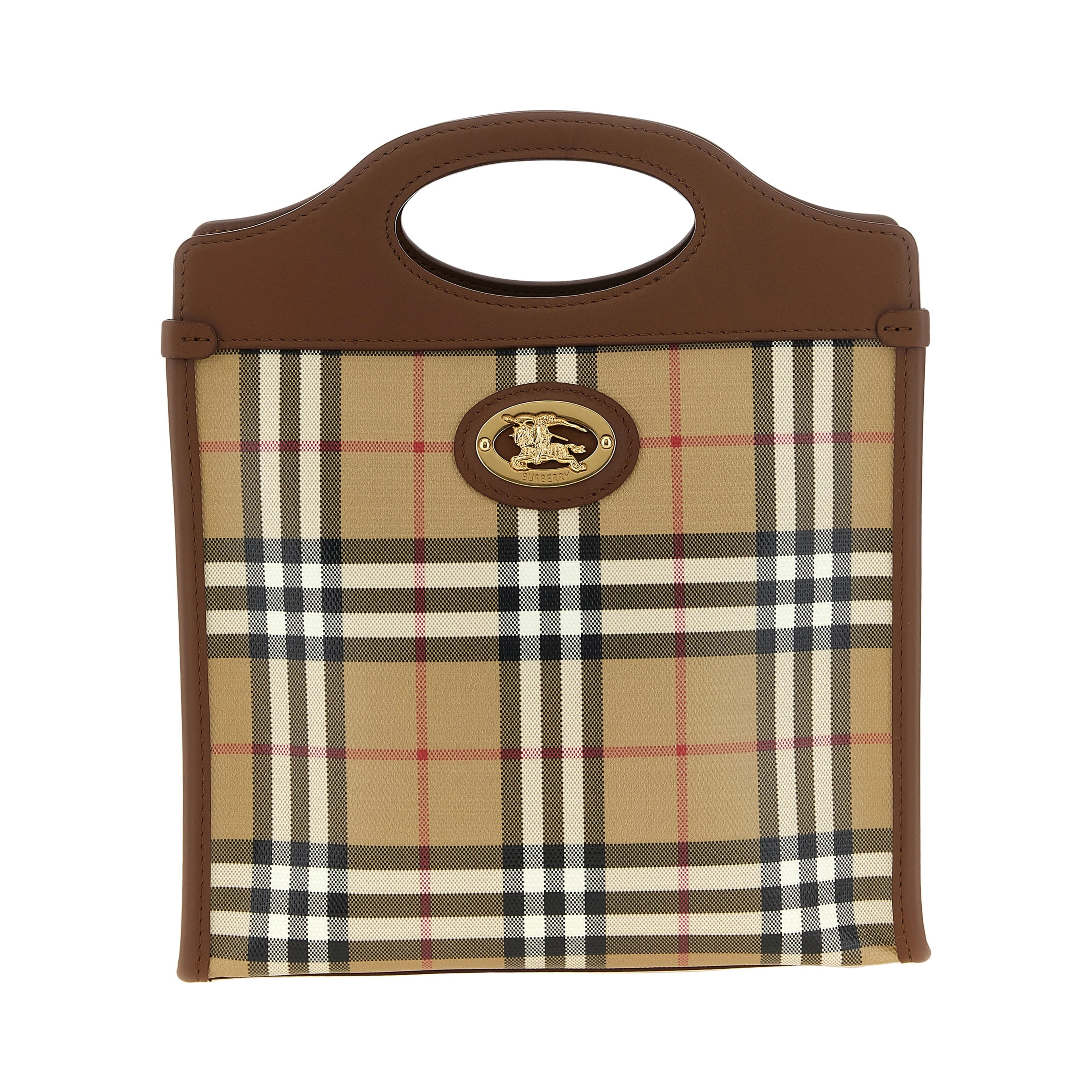 Beige Cotton Handbag