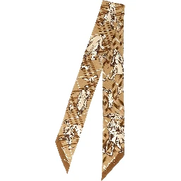 Beige Satin Foulard