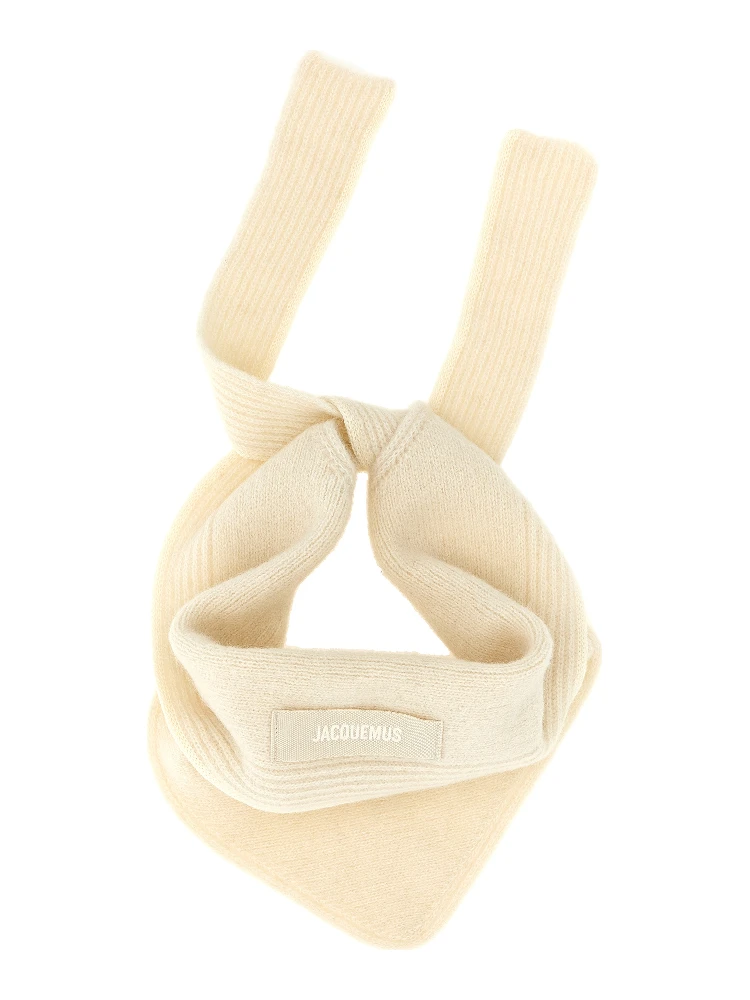White Wool Scarf