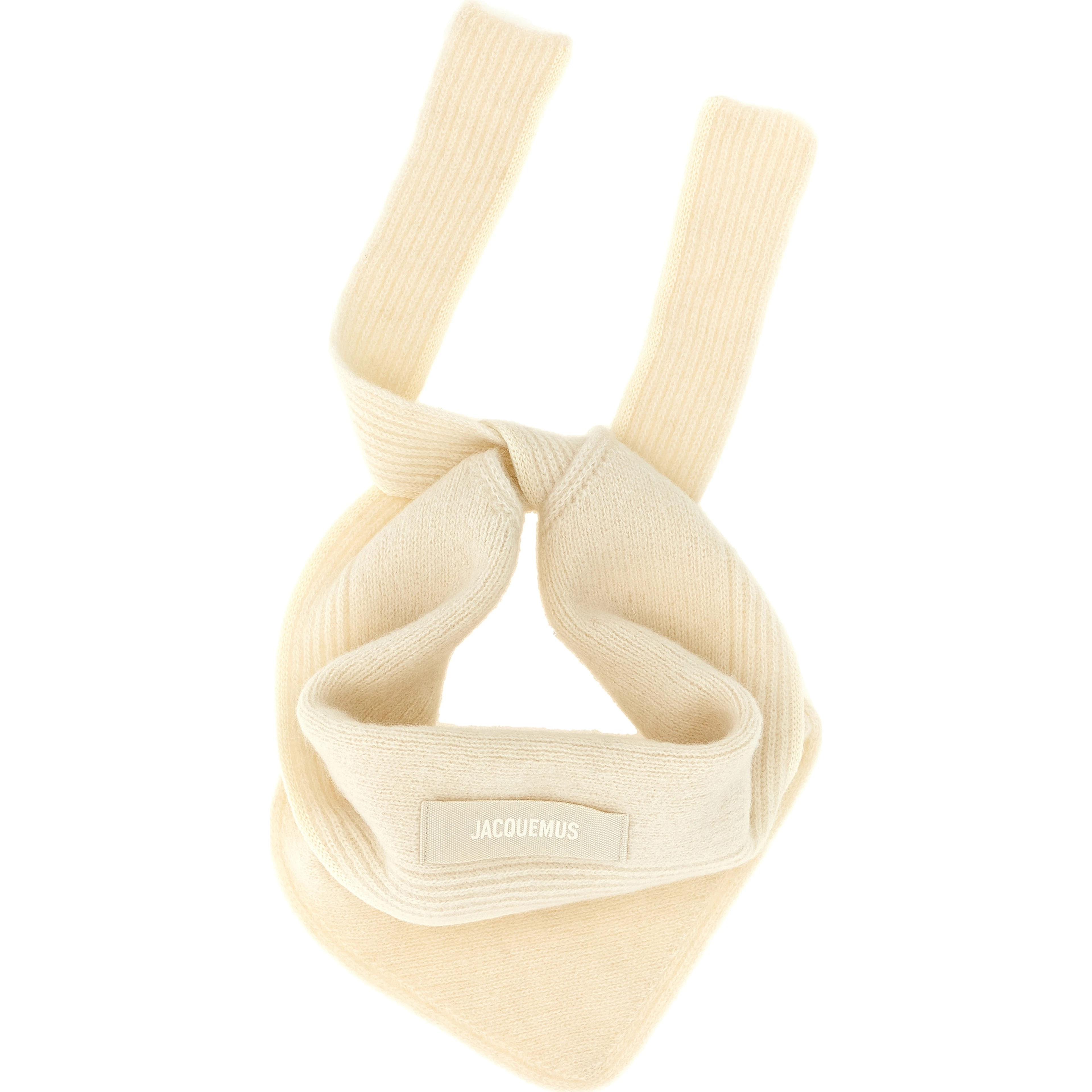 White Wool Scarf