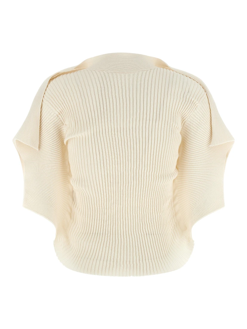 White Polyester Shortsleeve Shirt