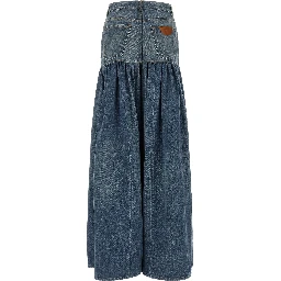 Blue Denim Skirt