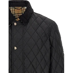 Black Polyamide Full-Length Jacket