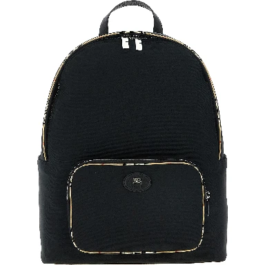 Black Polyester Backpack
