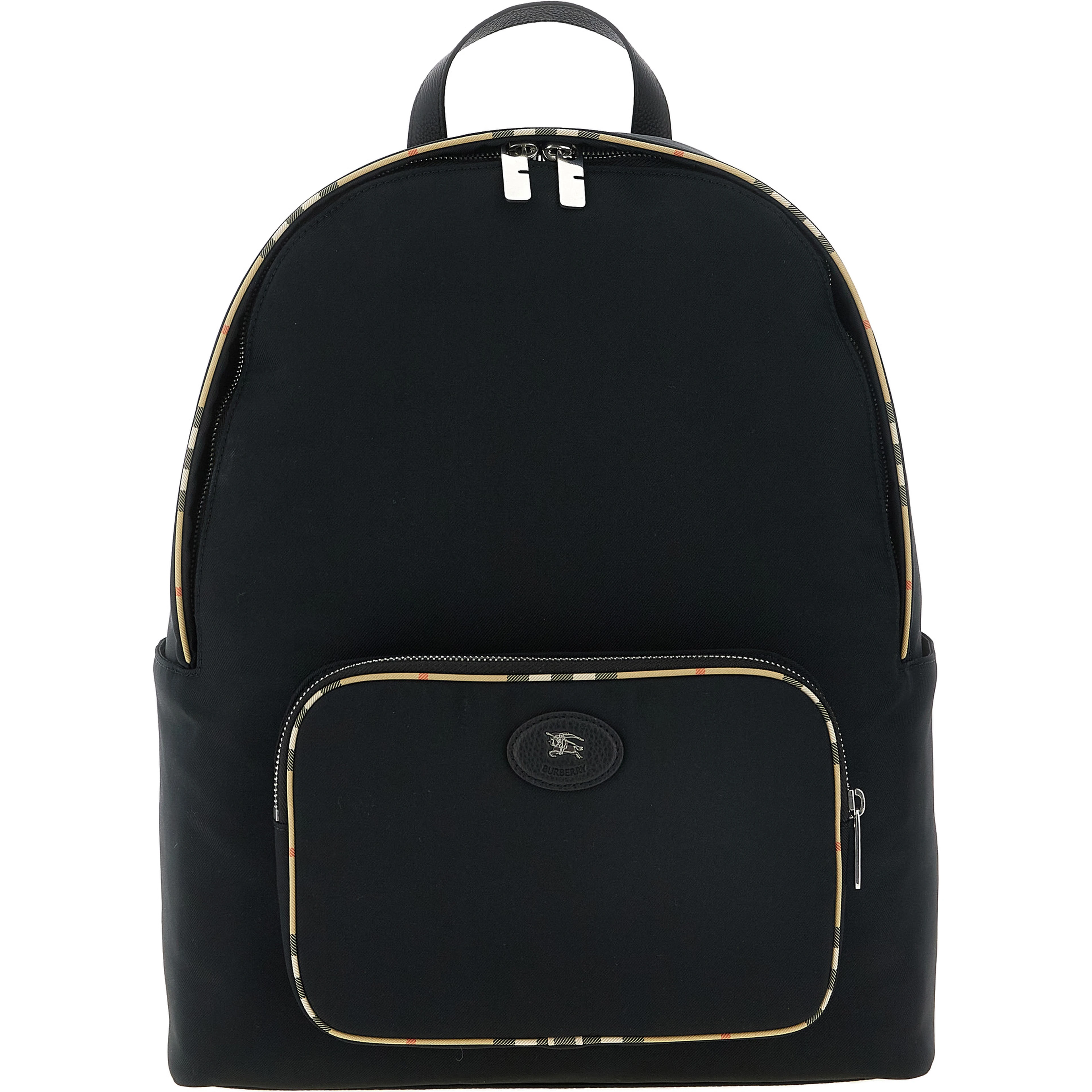 Black Polyester Backpack
