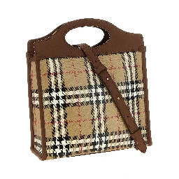 Beige Cotton Handbag