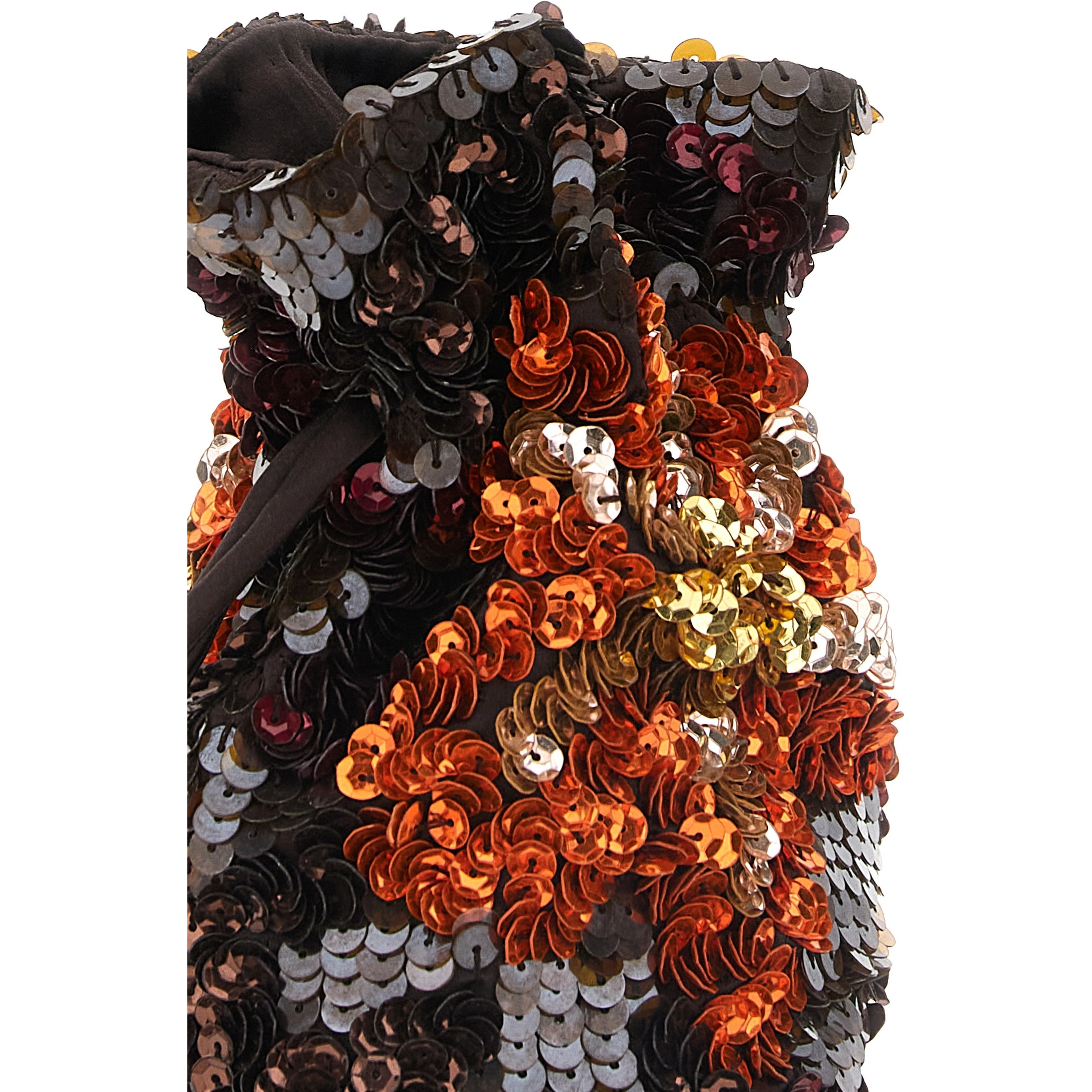 Brown Polyamide Shoulder Bag