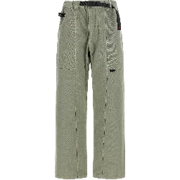 Bicolor Cotton Casual Pants