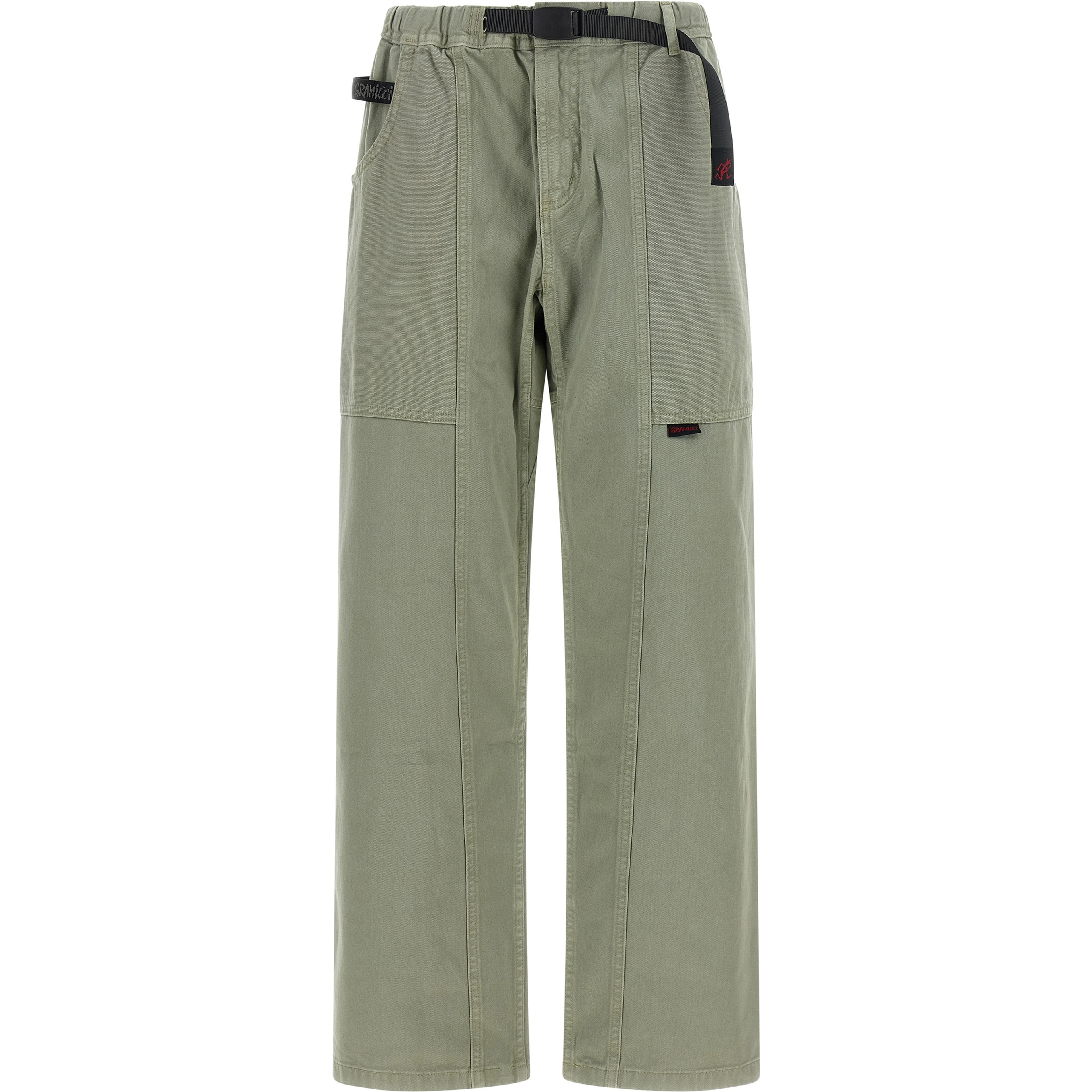 Bicolor Cotton Casual Pants