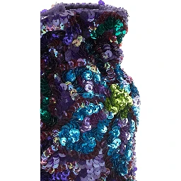 Purple Polyamide Shoulder Bag