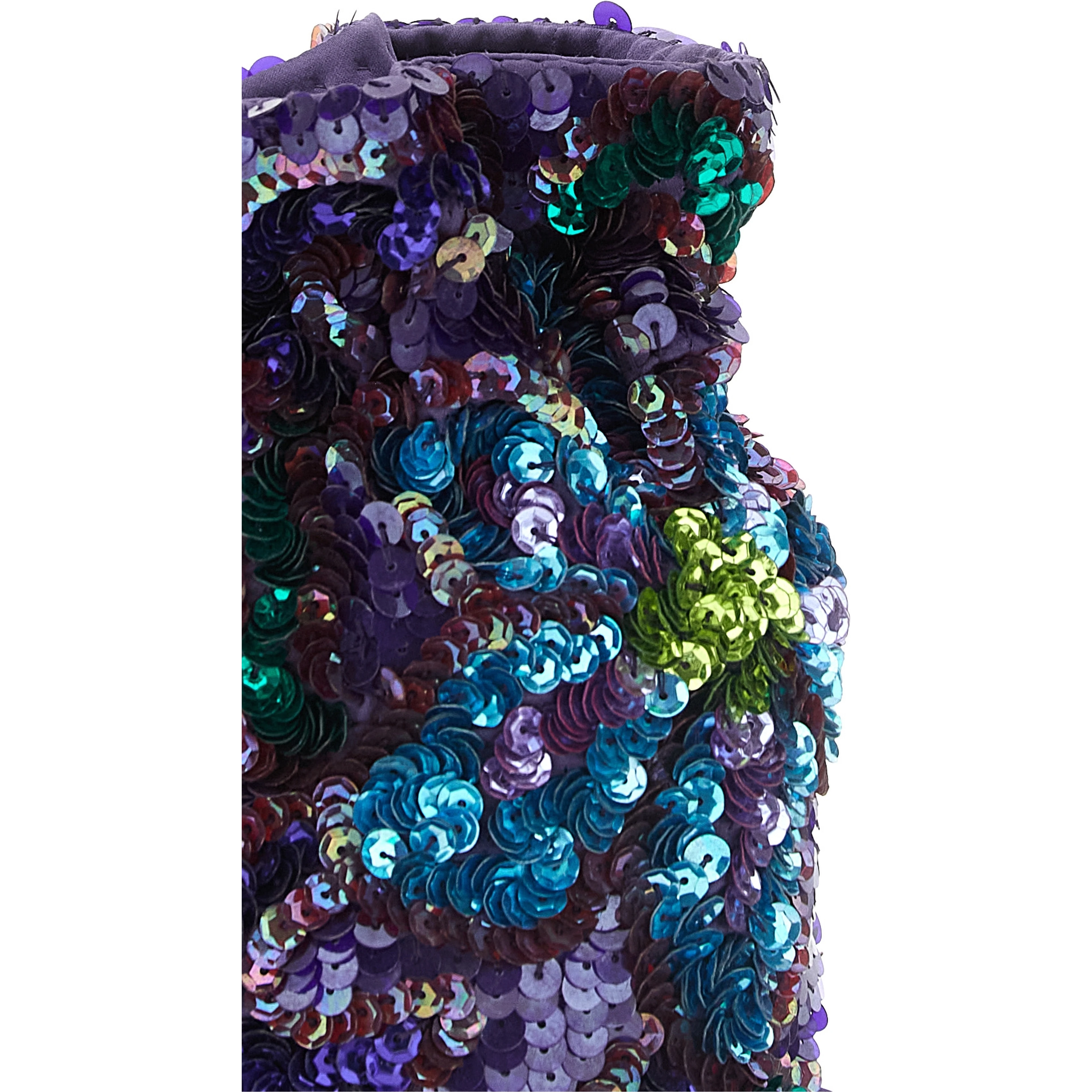 Purple Polyamide Shoulder Bag