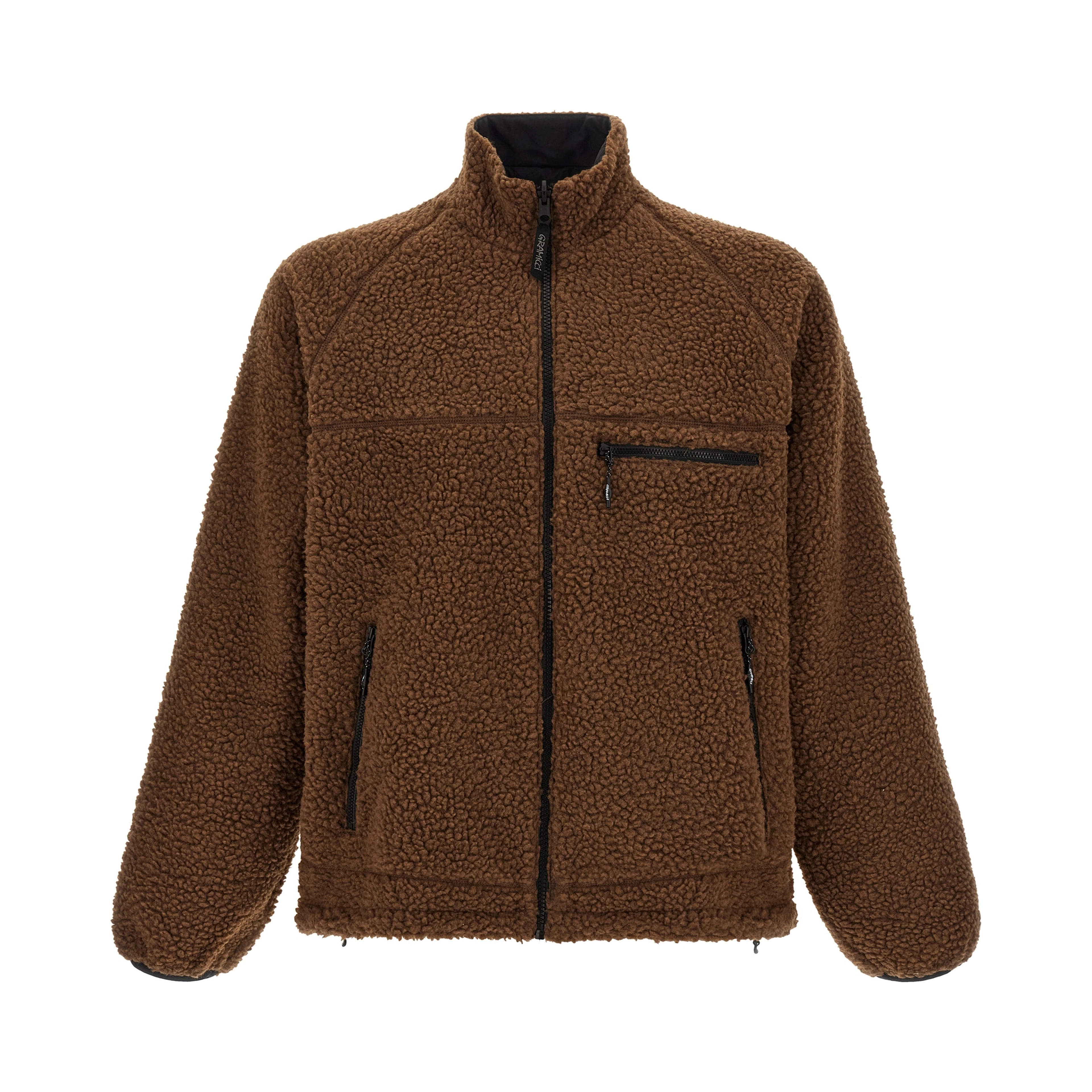 Multicolor Polyester Full-Length Jacket