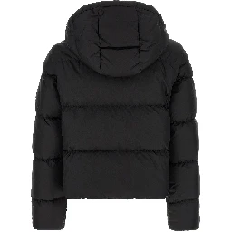 Black Polyamide Sleeveless Jacket