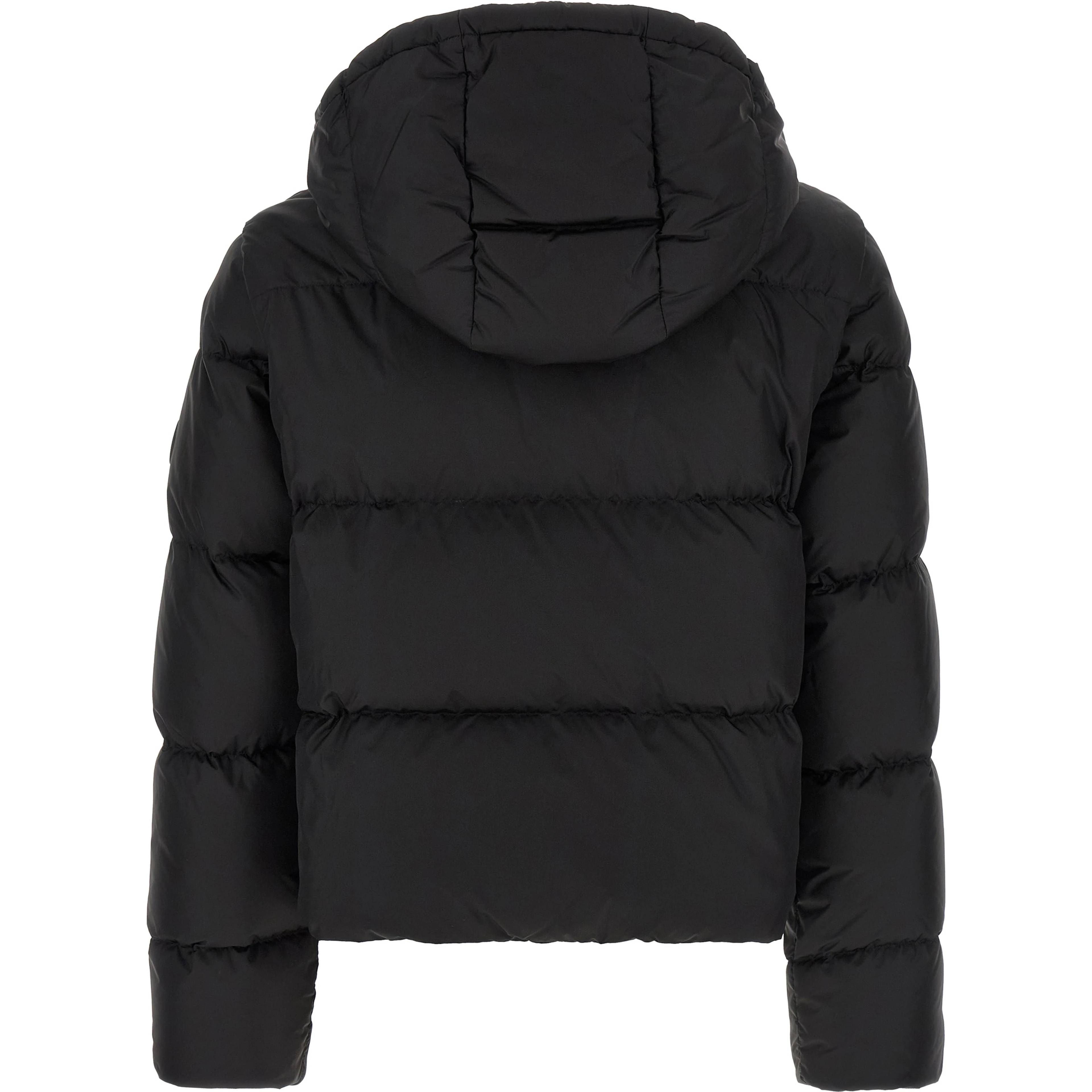 Black Polyamide Sleeveless Jacket