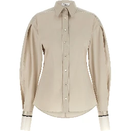Beige Cotton Blouse