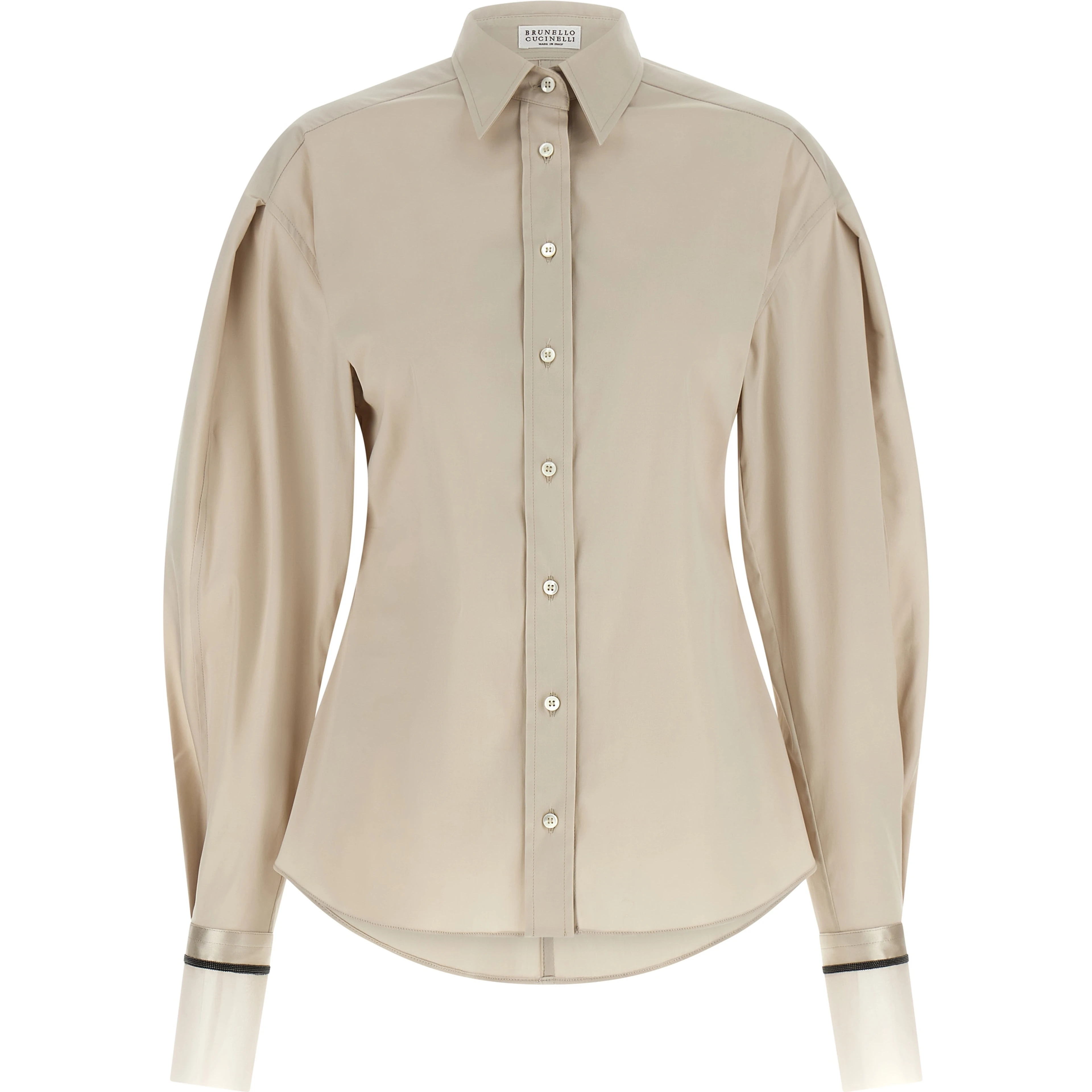 Beige Cotton Blouse
