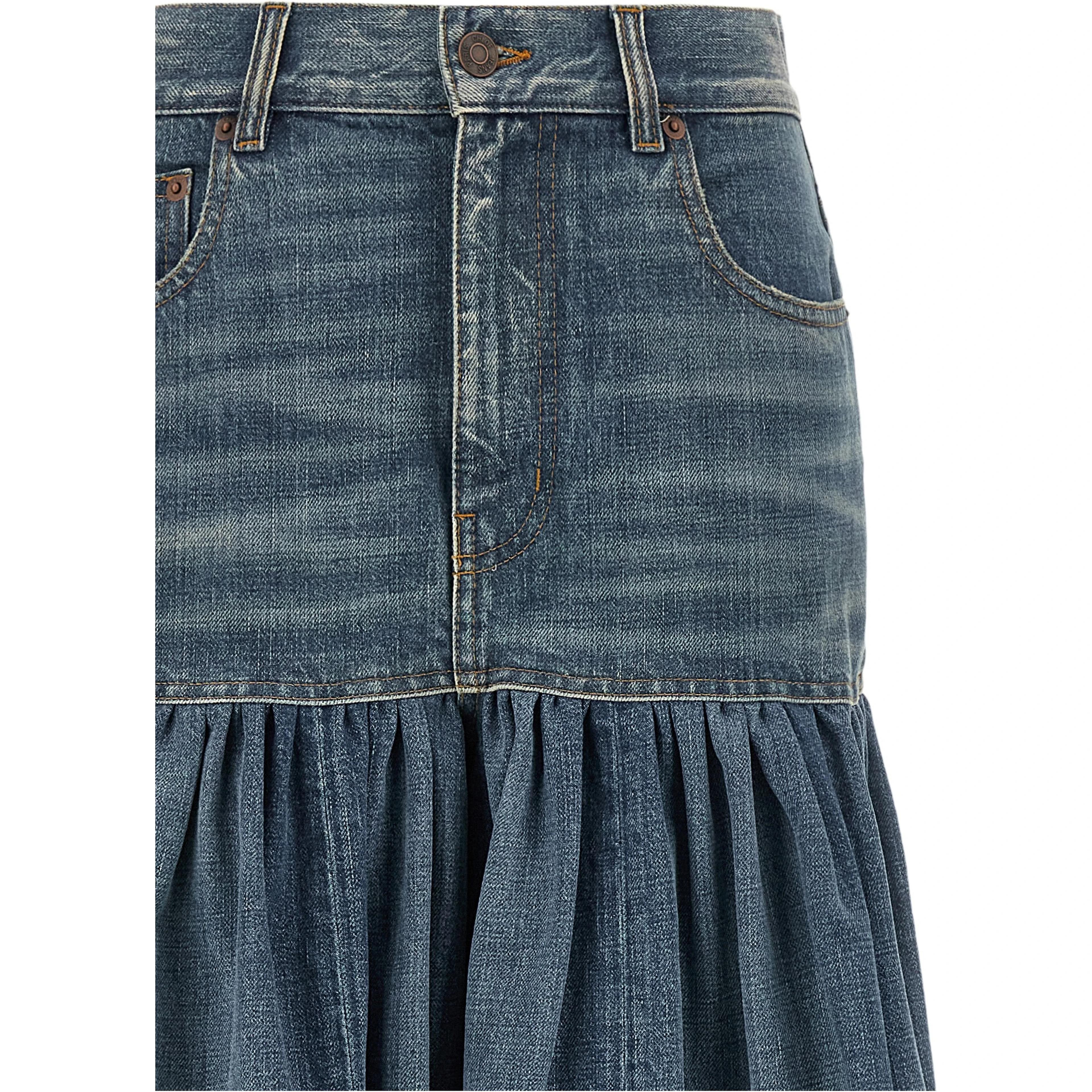 Blue Denim Skirt
