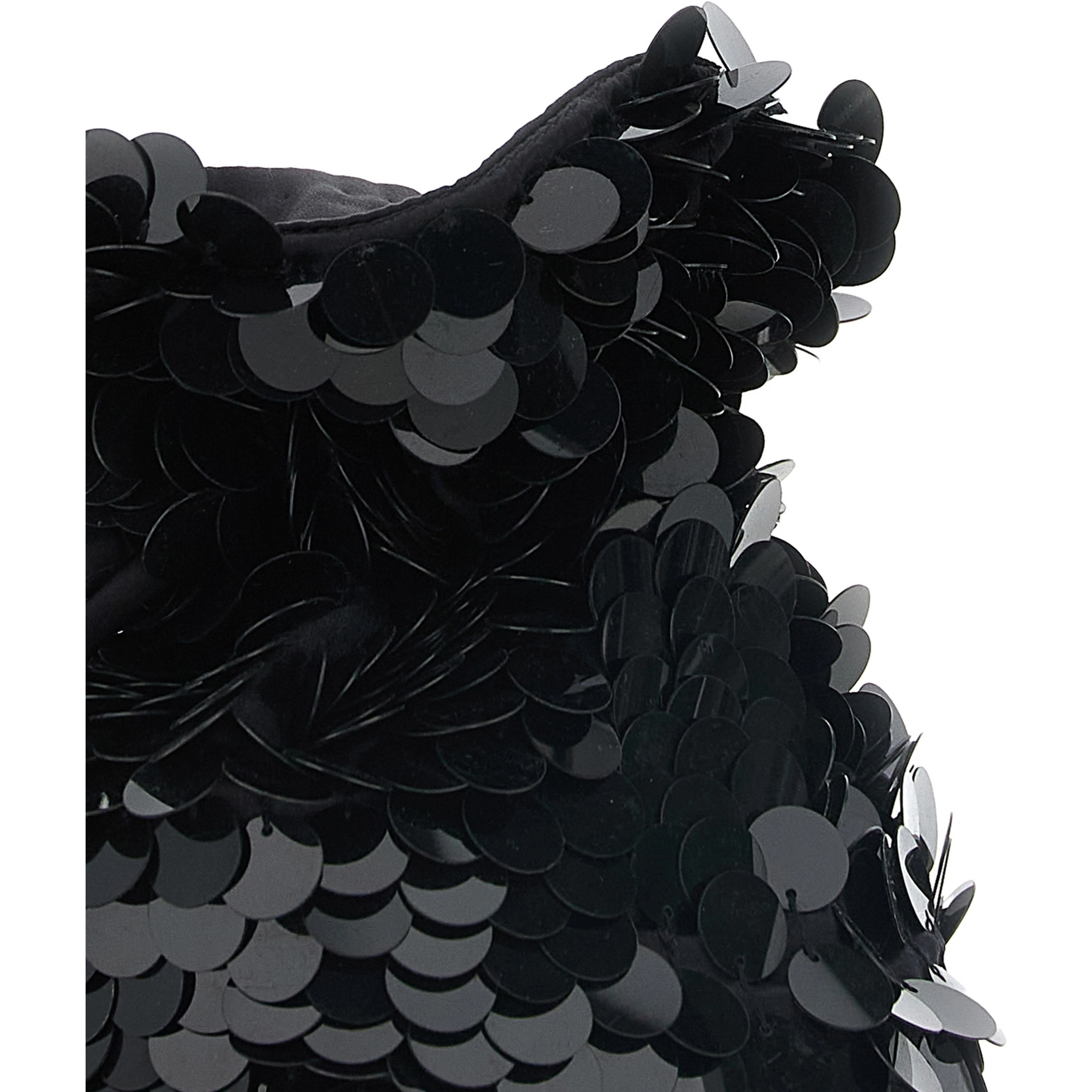 Black Polyamide Shoulder Bag