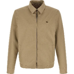 Beige Wool Full-Length Jacket