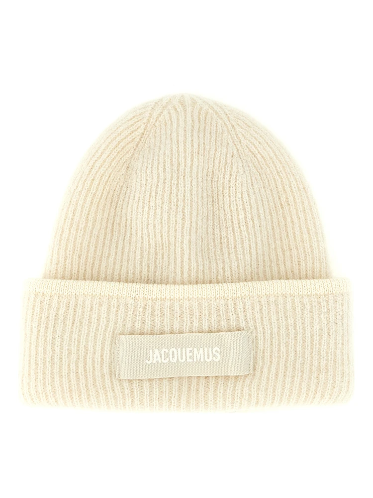 White Wool Beanie