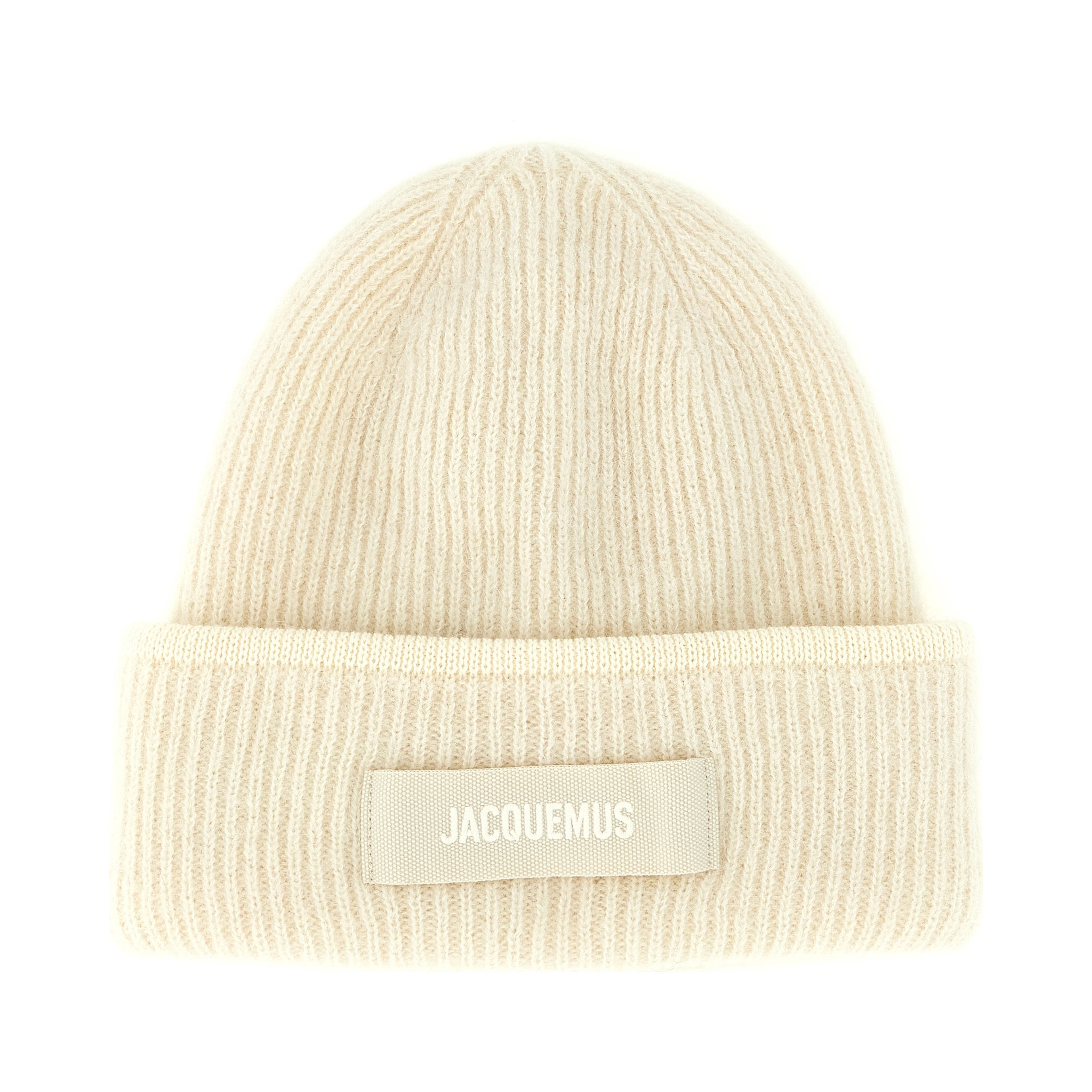 White Wool Beanie