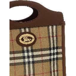 Beige Cotton Handbag