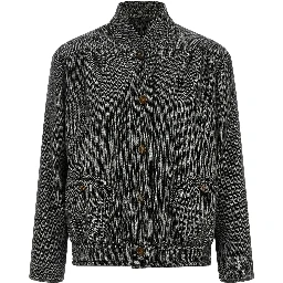Gray Virgin Wool Full-Length Jacket
