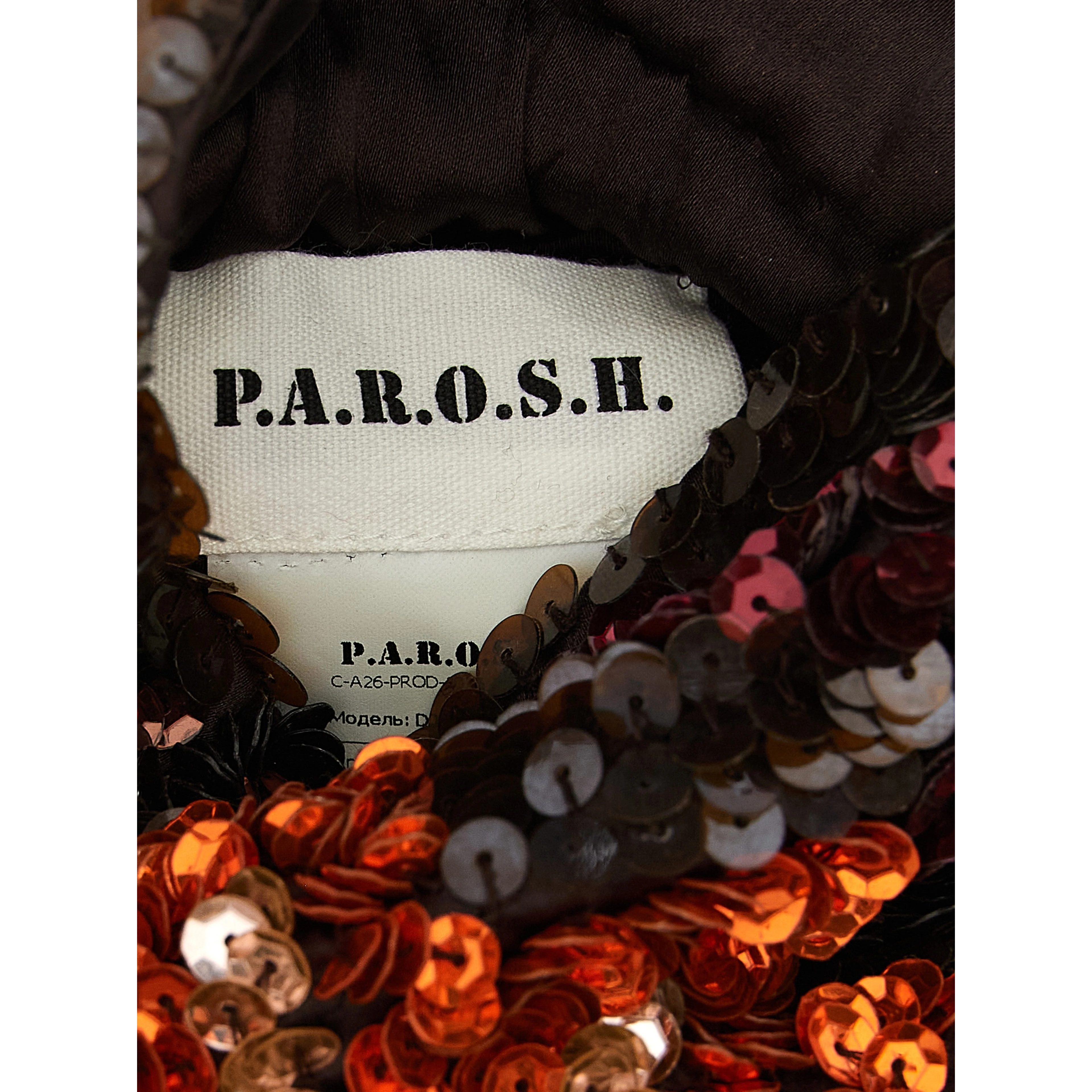Brown Polyamide Shoulder Bag